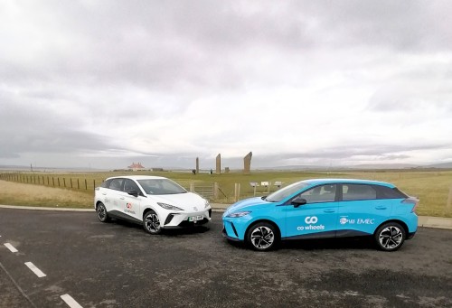 Co Wheels MG4 electric family hatchback acts on Orkney